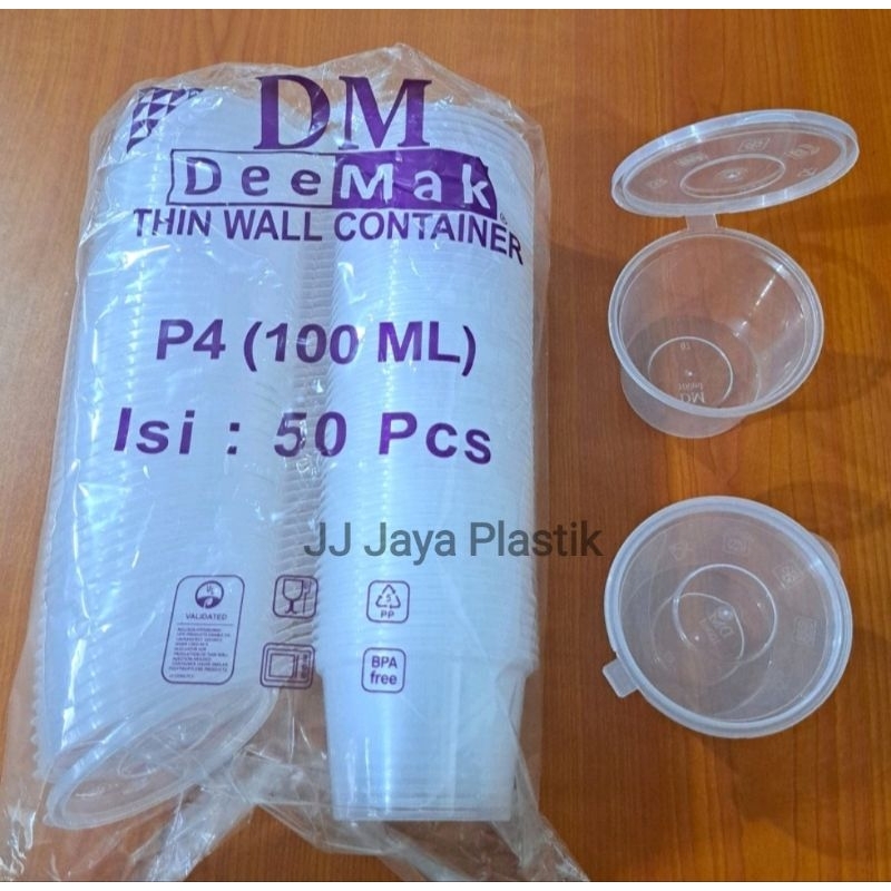 Thinwall Cup Sauce / Puding 100ml DM