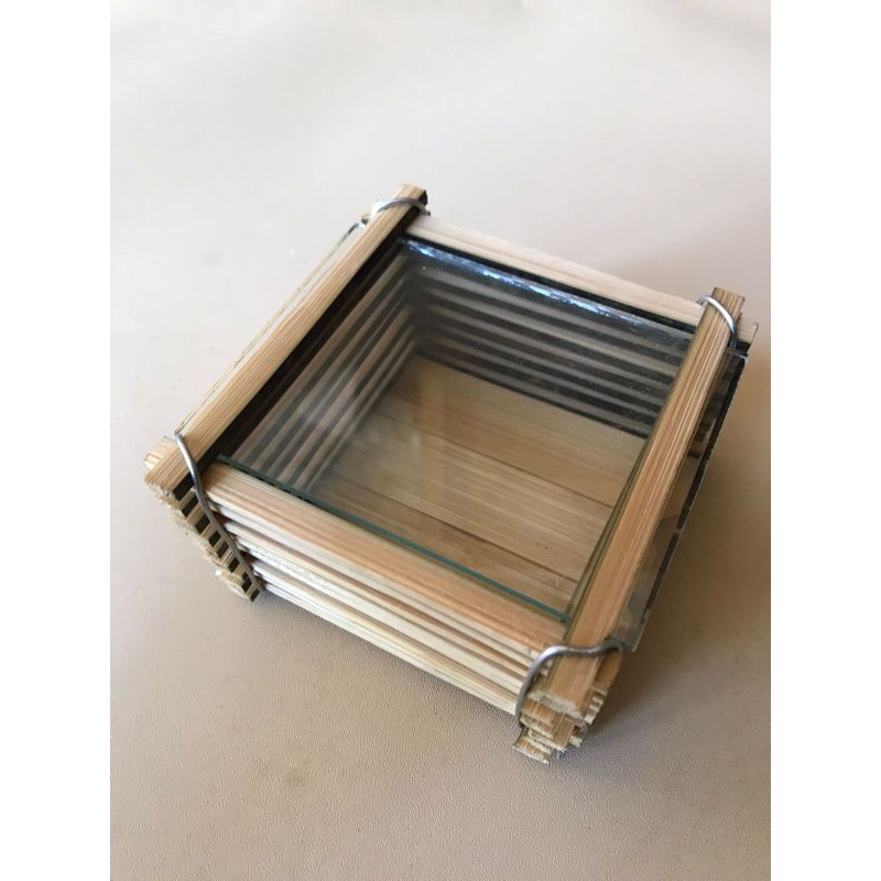 kandang jangkrik aduan 1 slot / kandang jangkrik kaca / kandang jangkrik sungu