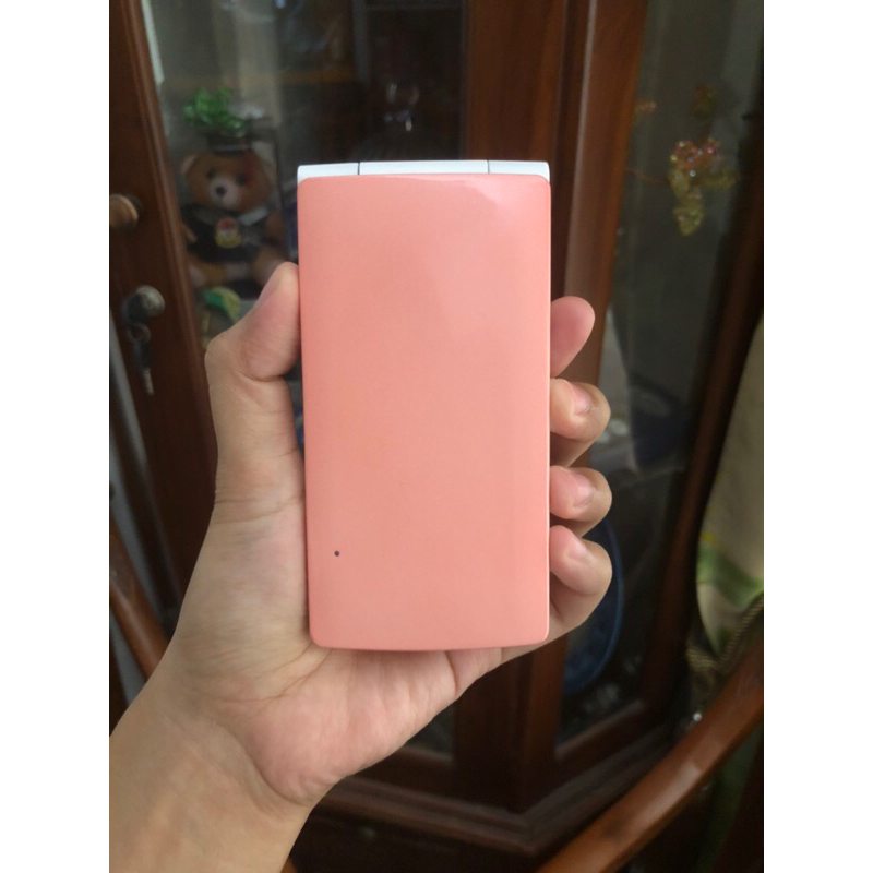 Android LG Wine Smart Flip Phone D486 Peach HP Unik Langka