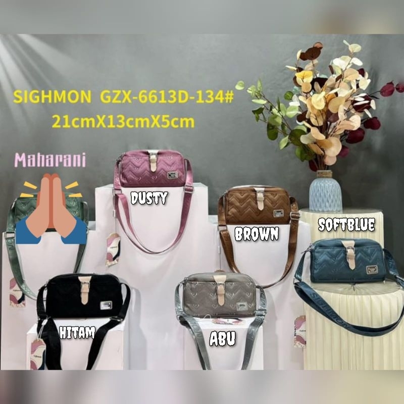 Tas Selempang ORI SIGHMON KANVAS SG6613 3ruang