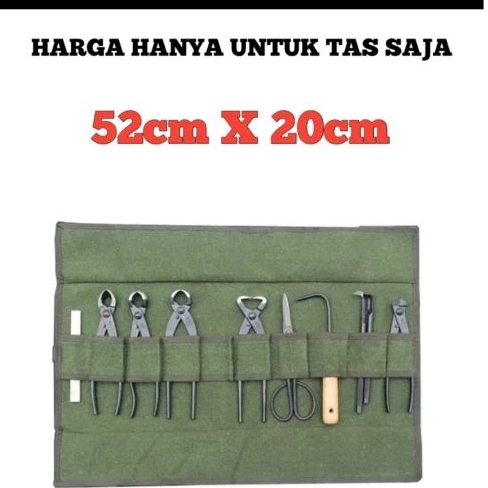 Tas Alat Bonsai Gulung Maxwam Alat Bonsai Set Tools