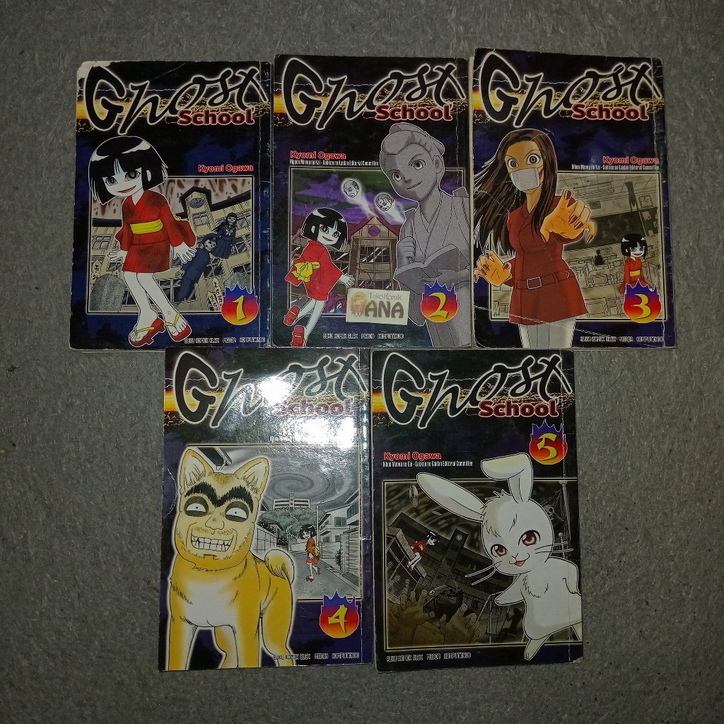 Komik SET Ghost School 1-5 Tamat (Kyomi Ogawa)