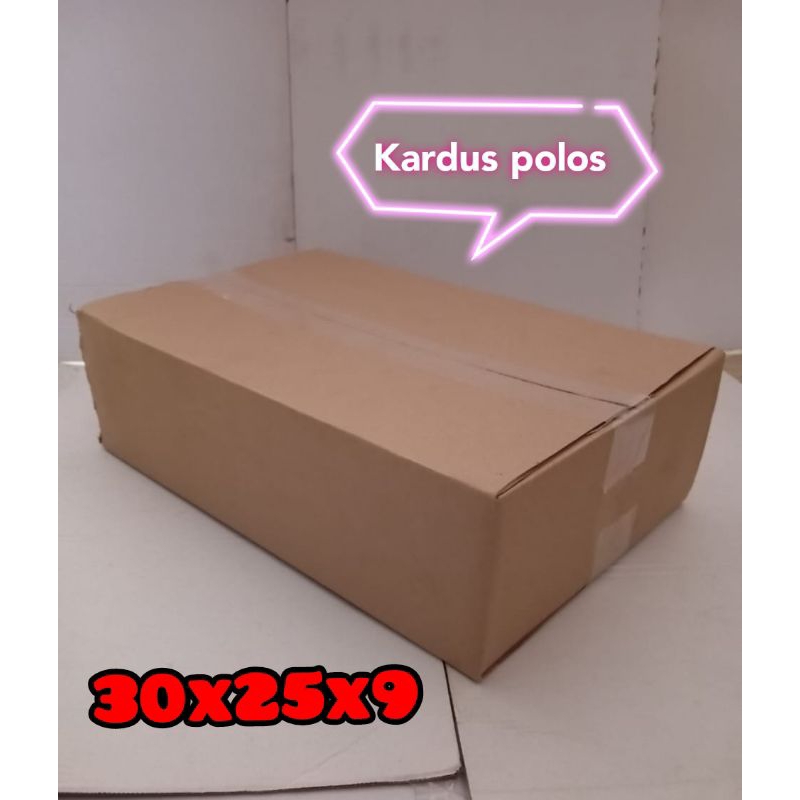 

kardus polos 30x25x9 kardus kecil kardus packing