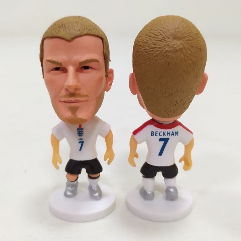 Soccerwe Soccer Action Figure - David Beckham England Inggris