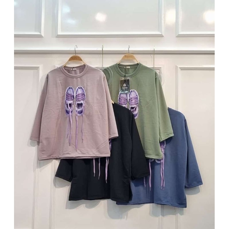 ATASAN KAOS TALI SEPATU SIJISO