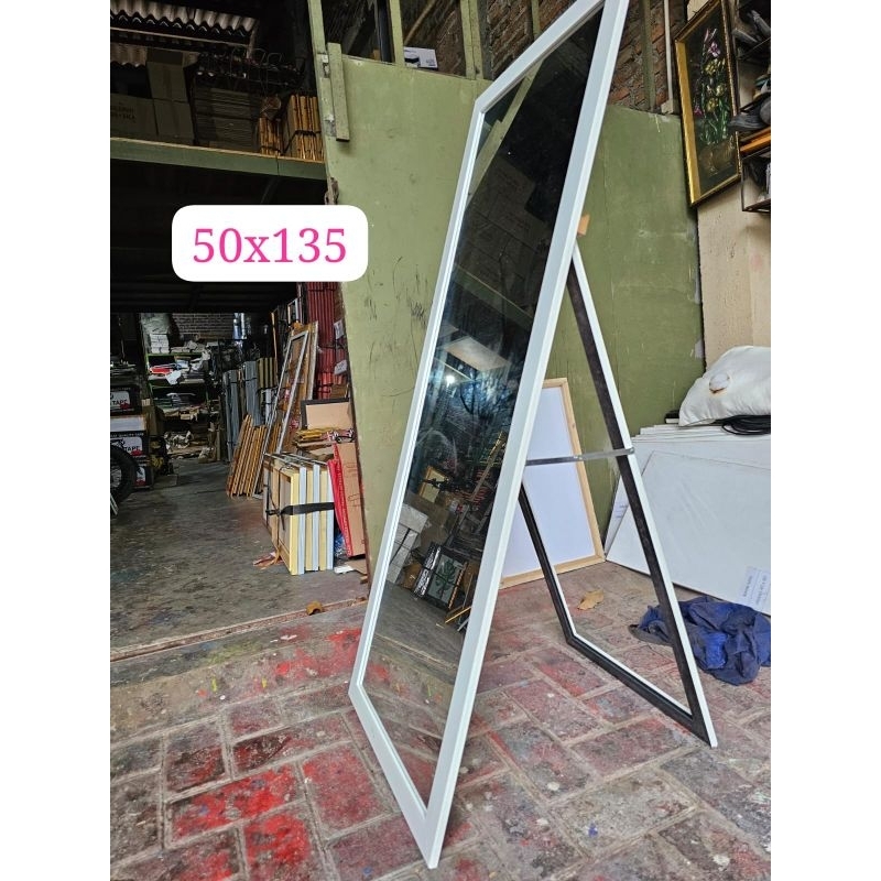 CERMIN STANDING MINIMALIS JUMBO/FULL BODY/TERMURAH
