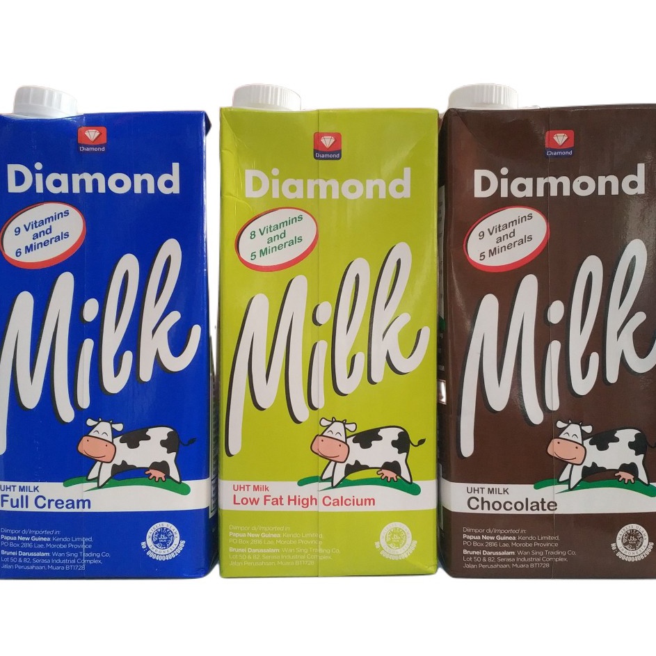 

Baru Susu Diamond UHT 1 Liter Diamond Milk Full Cream Cokelat W76