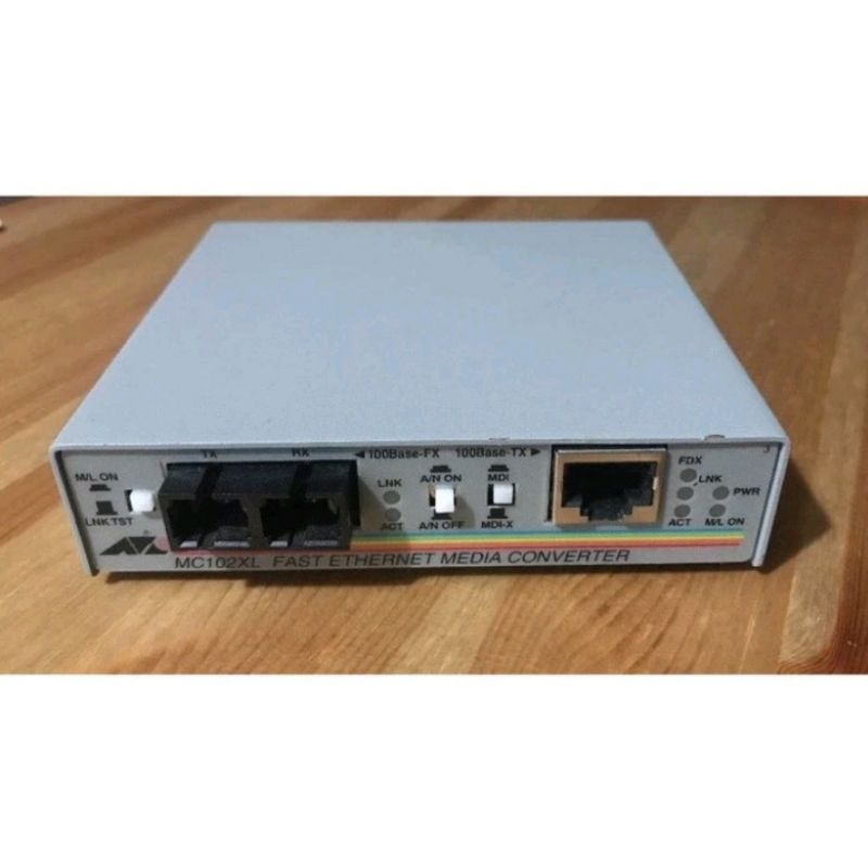 AT-MC102XL , Allied Telesis Converter UTP to FO 100FX SC Multimode