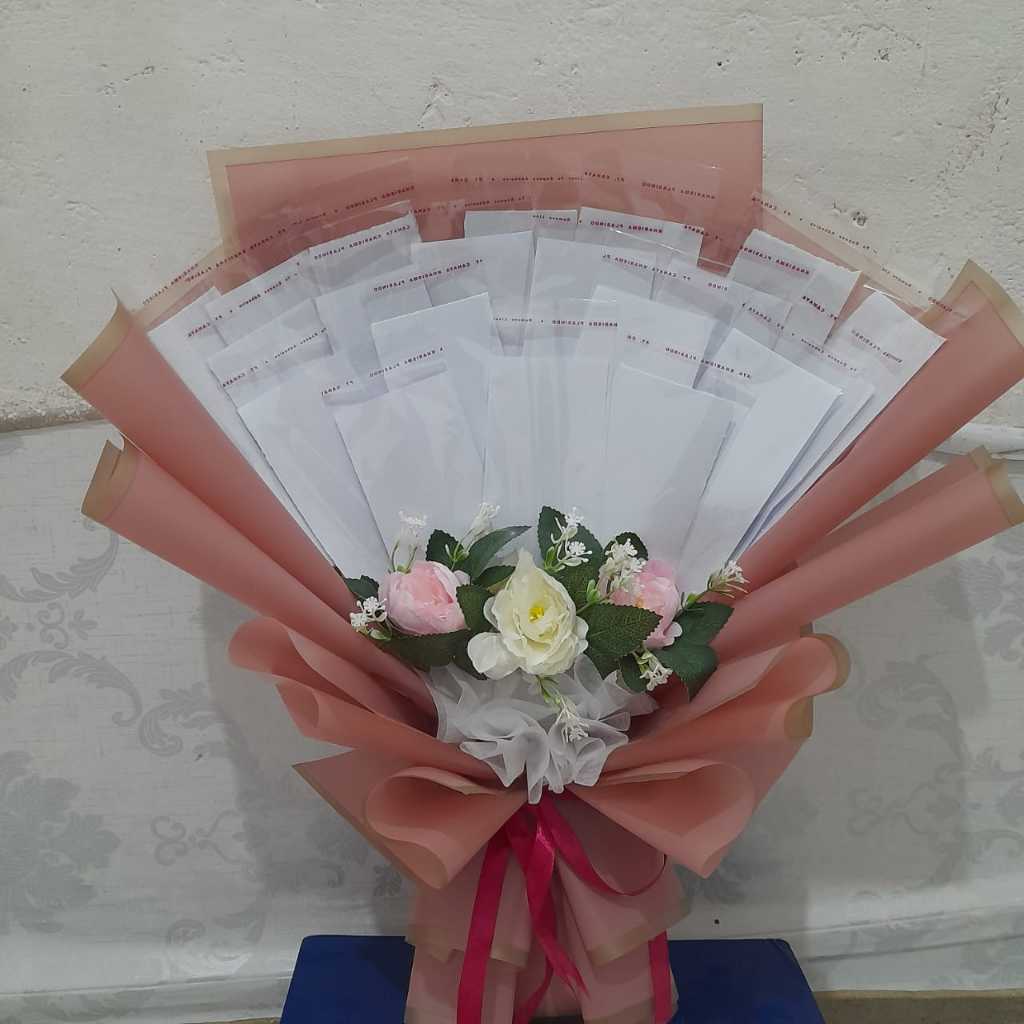 BUKET UANG KOSONGAN ISI 10 15 20 25 SLOT BUKET MURAH HADIAH ULTAH  WISUDA WEDDING