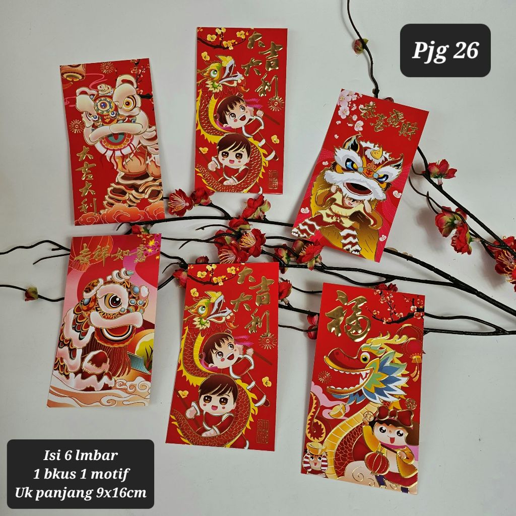 

ANGPAO HONG BAO IMLEK PANJANG SHIO NAGA 2024 ANGPAO PANJANG IMLEK 2024