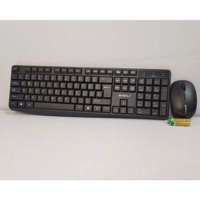 KEYBOARD MOUSE WIRELESS COMBO KM60 BLACK