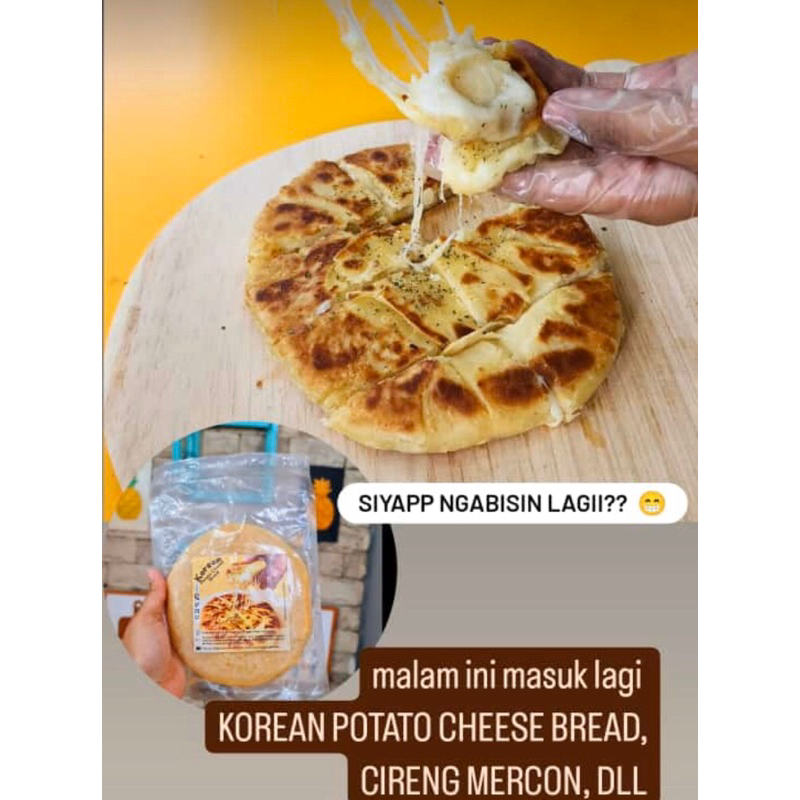 

POTATO CHEESE BREAD VIRAL!! SIAP KIRIM CHAT DULU CEK STOK