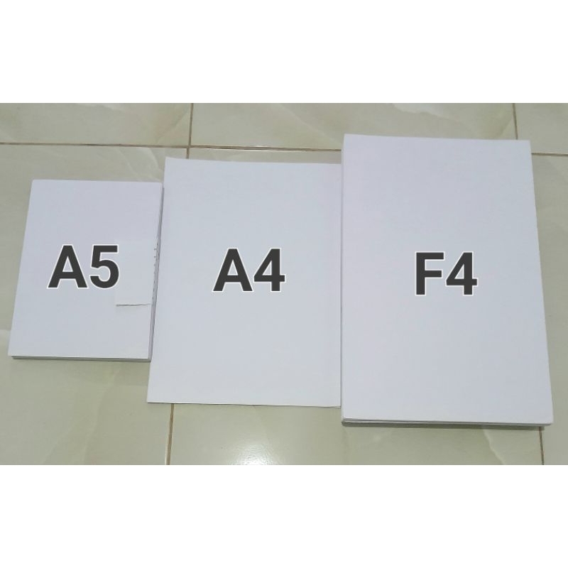 

KERTAS A5, A4 ,F4 POLOS