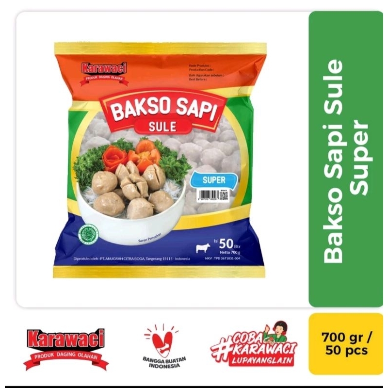 

Bakso super katawaci 50 pcs