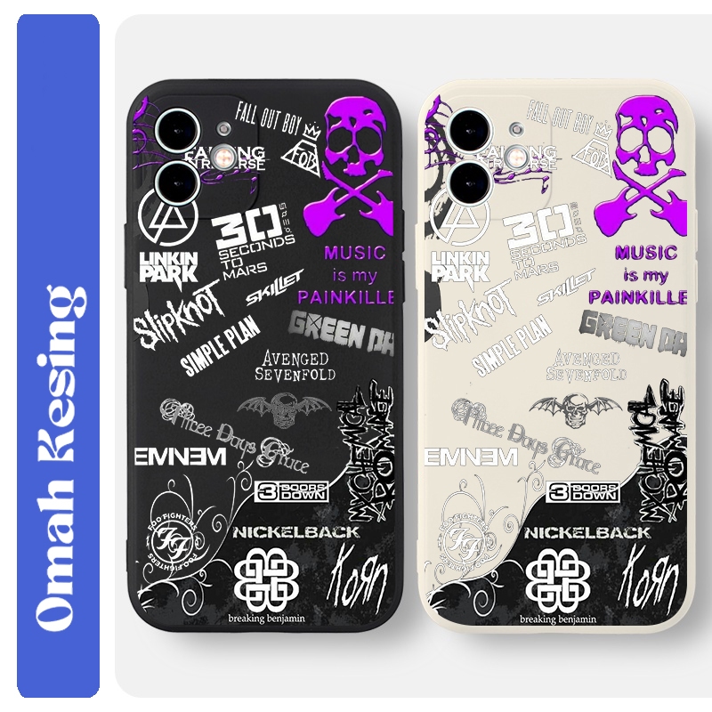 SOFTCASE POCO X3 NFC/M3/M3 PRO/M4/M4 PRO/M5/X3/F5/C40/X5/F4 ... NEW CASE MACARON METAL MUSIC STIKER