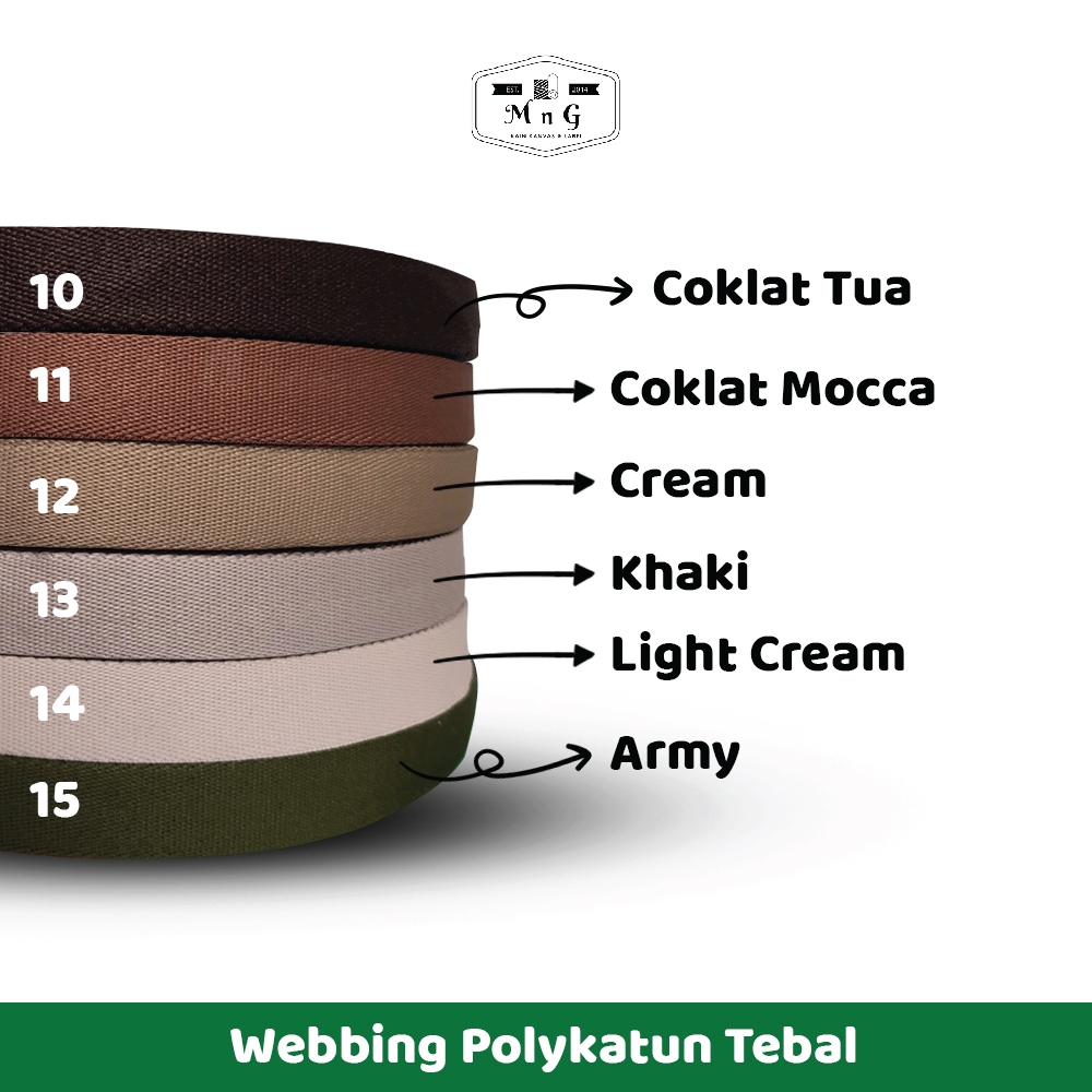 

H7Y Webbing 3.0 Polykatun (Rol)