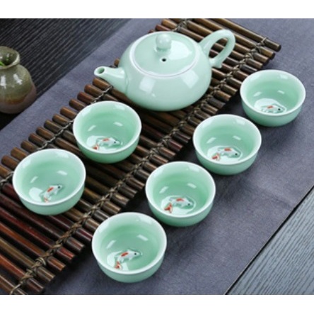 Teapot Set Koi - Keramik Teko Teh