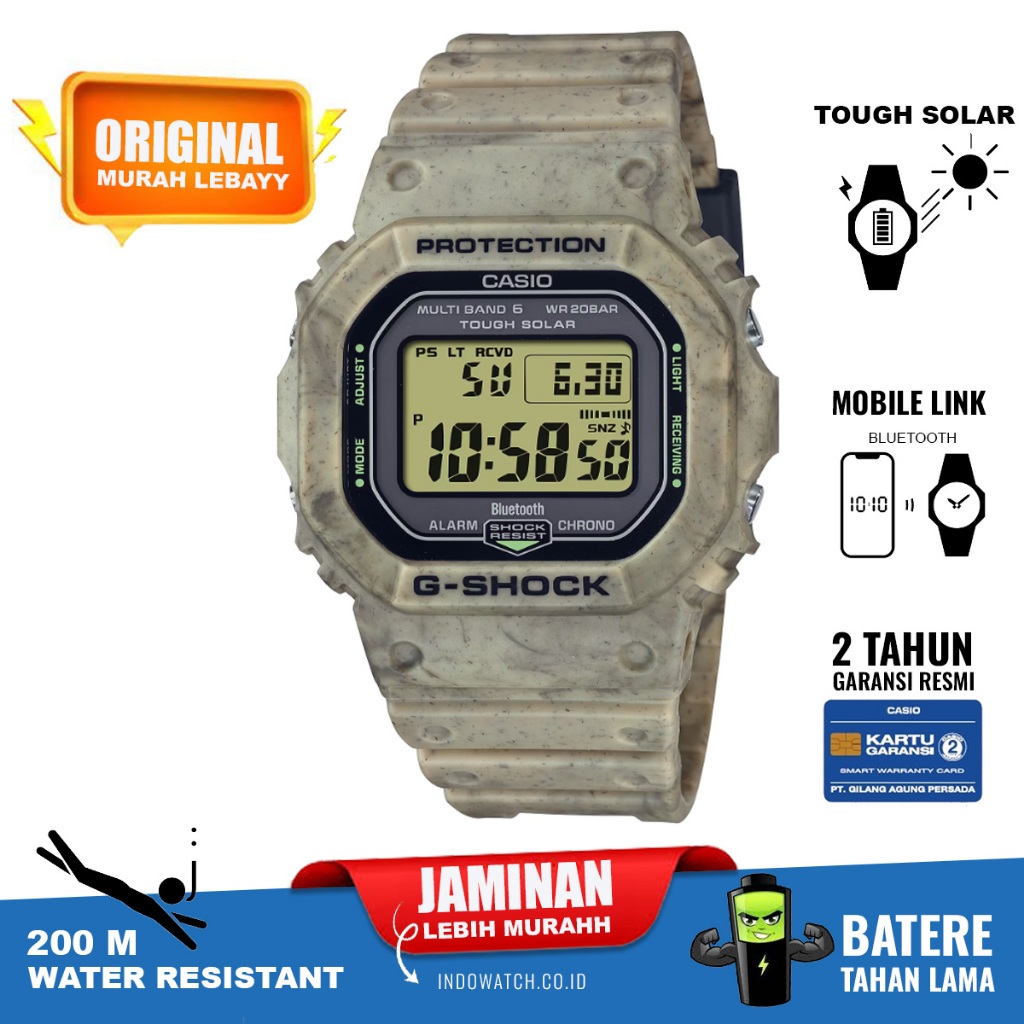 Casio G-Shock GW-B5600SL-5 gwb5600 gw b5600 original garansi resmi