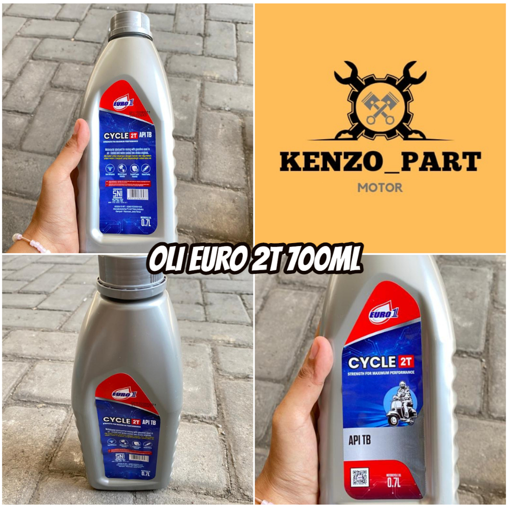 OLI EURO1 CYCLE 2T 700ML || EURO1 OLI MOTOR 2T 700 ML API TB OLI MOTOR MATIC EURO 1