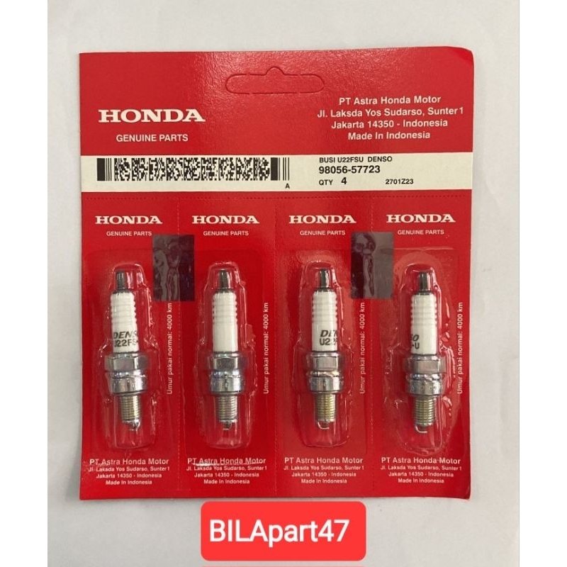 Busi Motor U22 Denso Honda Grand Supra AHM Original