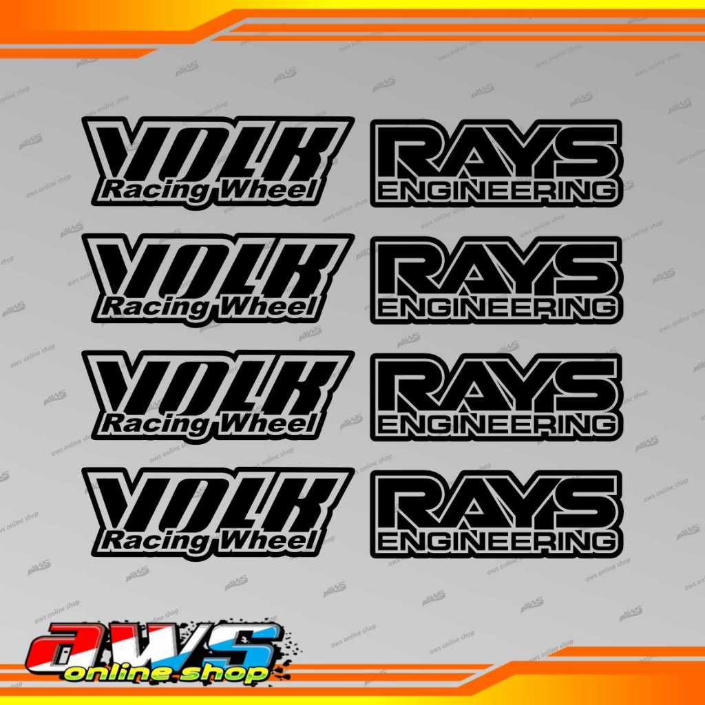 Sticker Velg Volk Rays