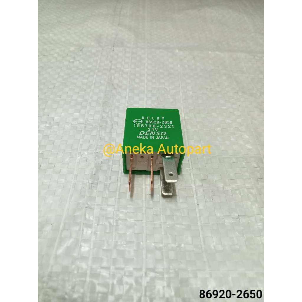RELAY K4 HIJAU / 86920-2650 / 85920-2650 / 156700-2650 / HIGH QUALITY / HINO