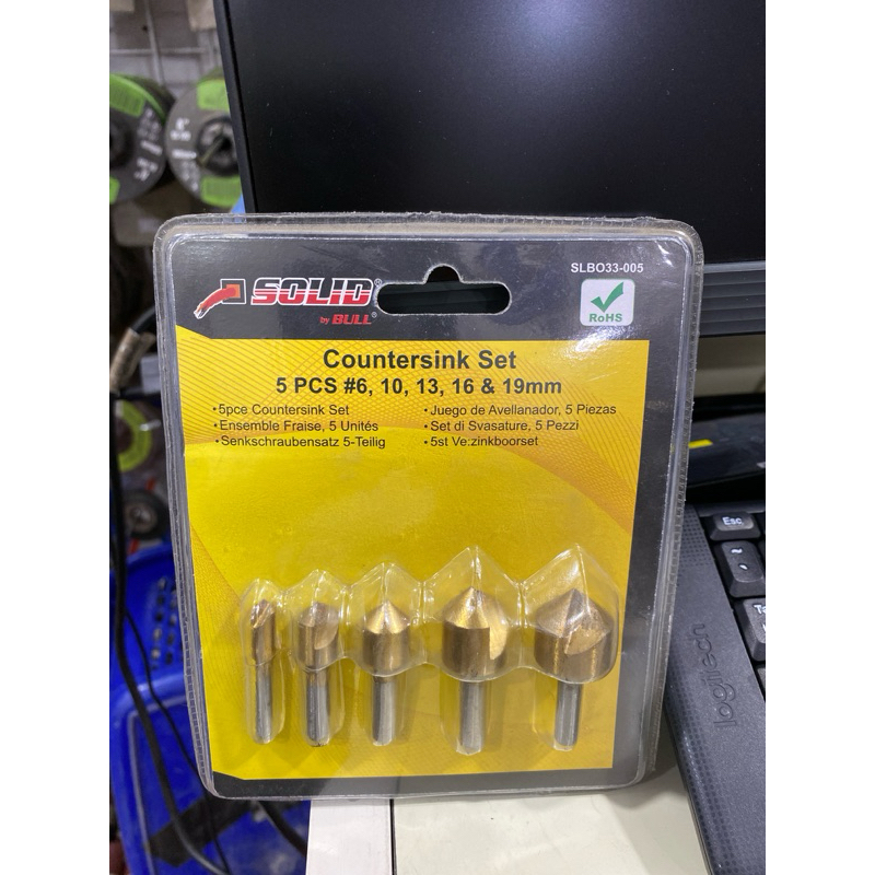 MATA BOR KAYU SET SOLID/ COUNTERSINK SET