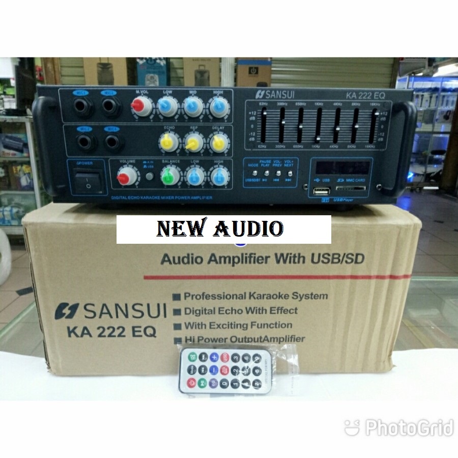 Amplifier Karaoke SANSUI KA 222 EQ Bluetooth