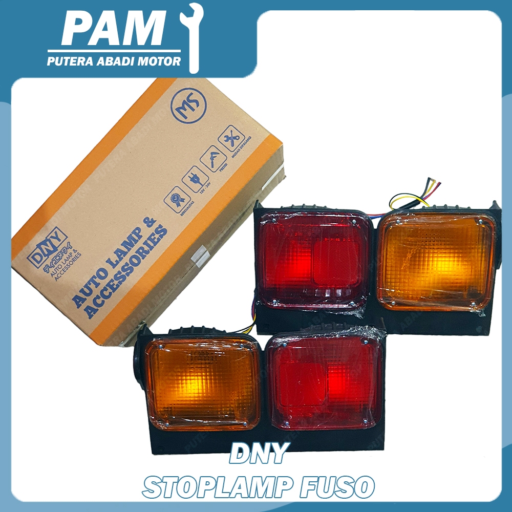 Stop Lamp Lampu Stop Rem Fuso Fighter PS190/NISSAN /TRUK GANDENGAN MERK DNY /MEJISTAR 1SET Kiri kana