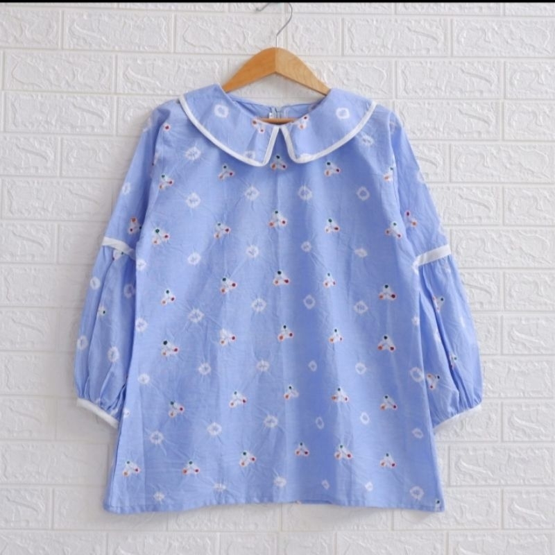 Blus Batik Jumput Nurida#Ori Jumput Solo