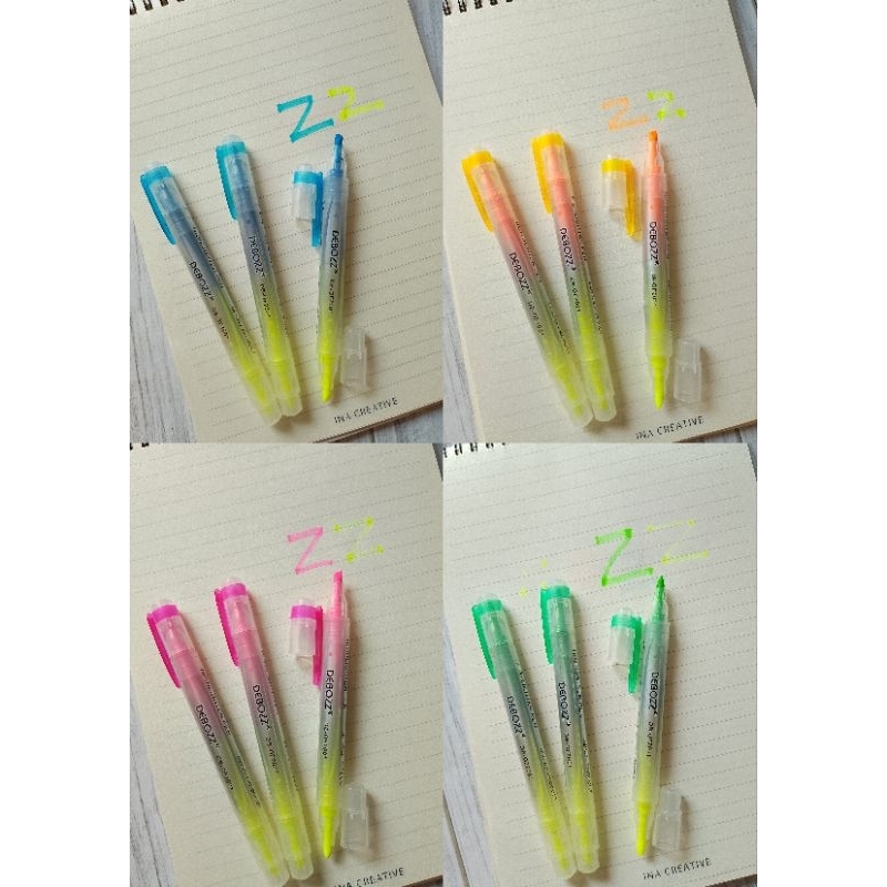 

(1PC) STABILO CS-2001 TWIN/HIGHLIGHTER TWIN HEAD DEBOZZ CS 2001