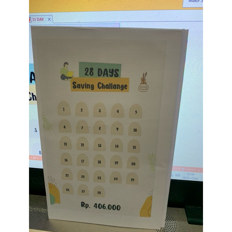 

SAVING ( PESAN MIN 5 LEMBAR ) TANTANGAN MENABUNG SAVING AMPLOP