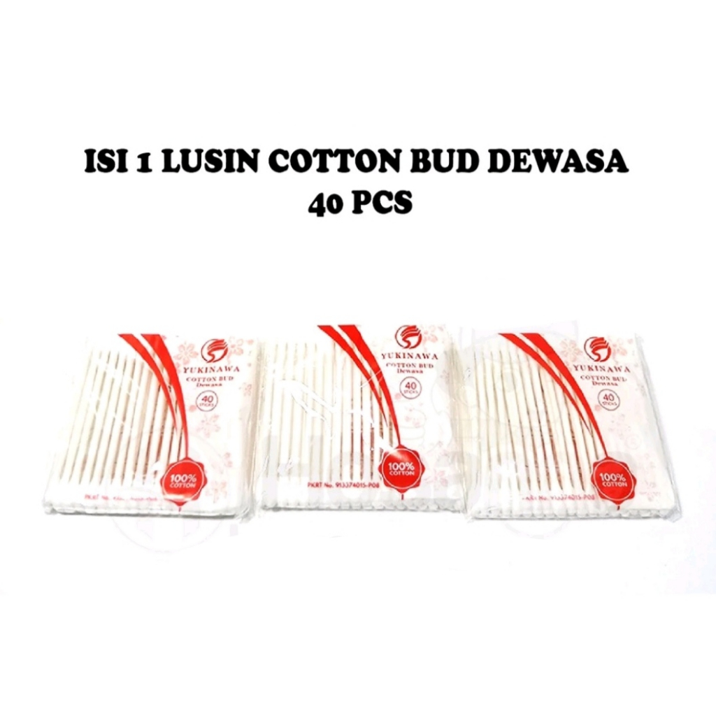Cotton bud Dewasa 40 pcs Yukinawa