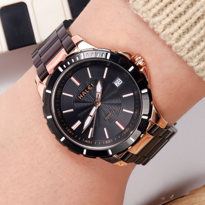 HALEI.ID 8033L - Jam Tangan Original Tahan Air Garansi 1 Tahun