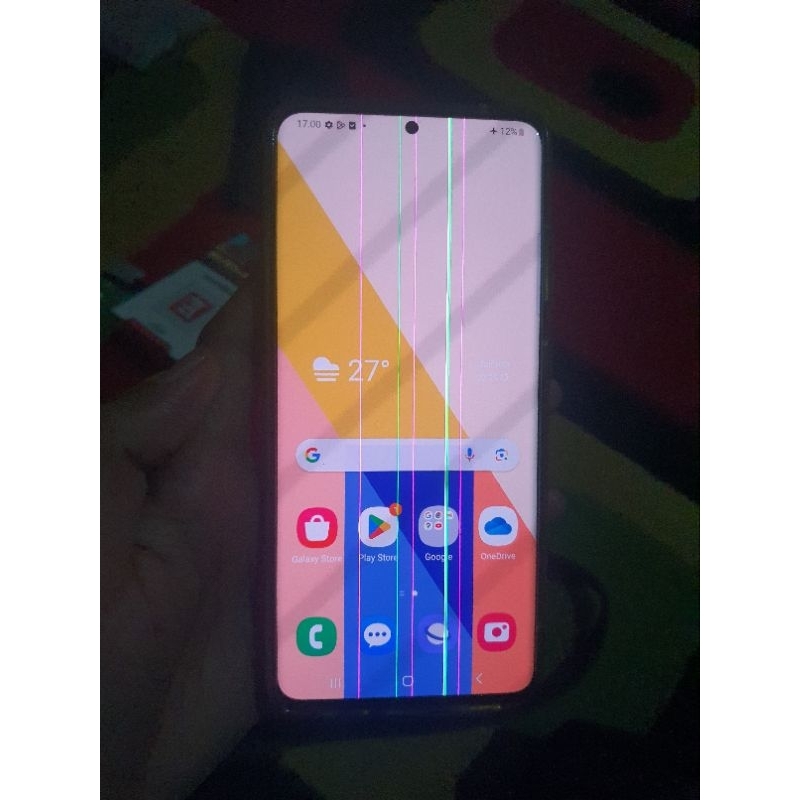 samsung s20 plus sein minus lcd garis