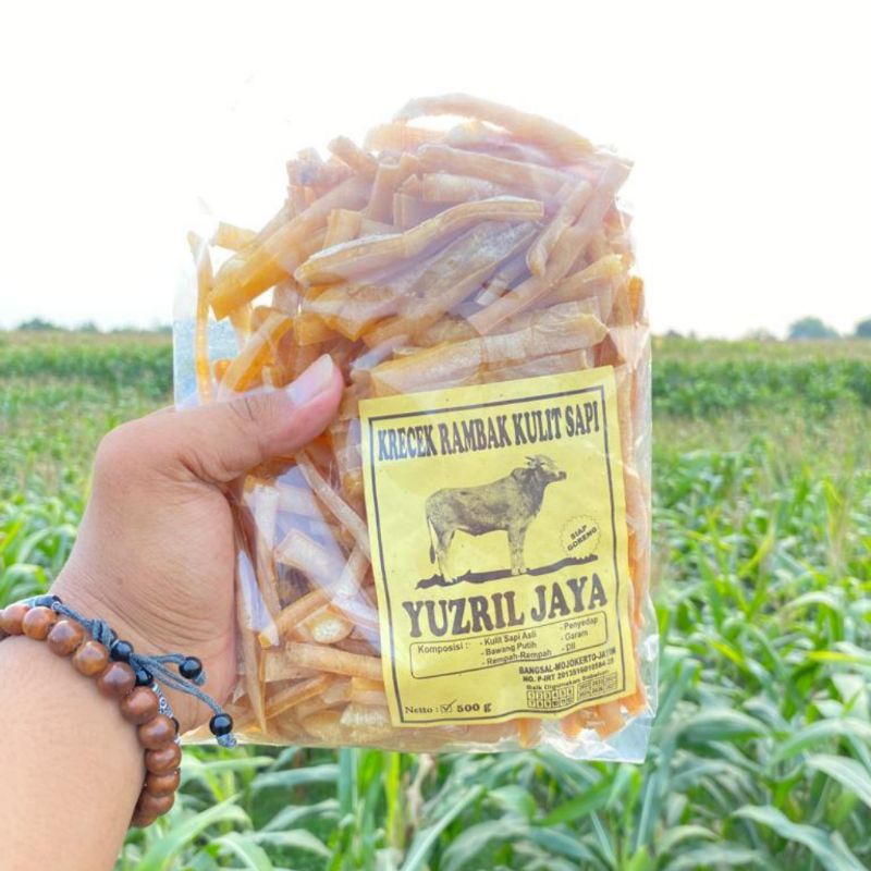 

2Xbtygneal Sakha Snack ) Krecek Rambak Kulit Sapi Asli Bentuk Potongan Stik Mie Super