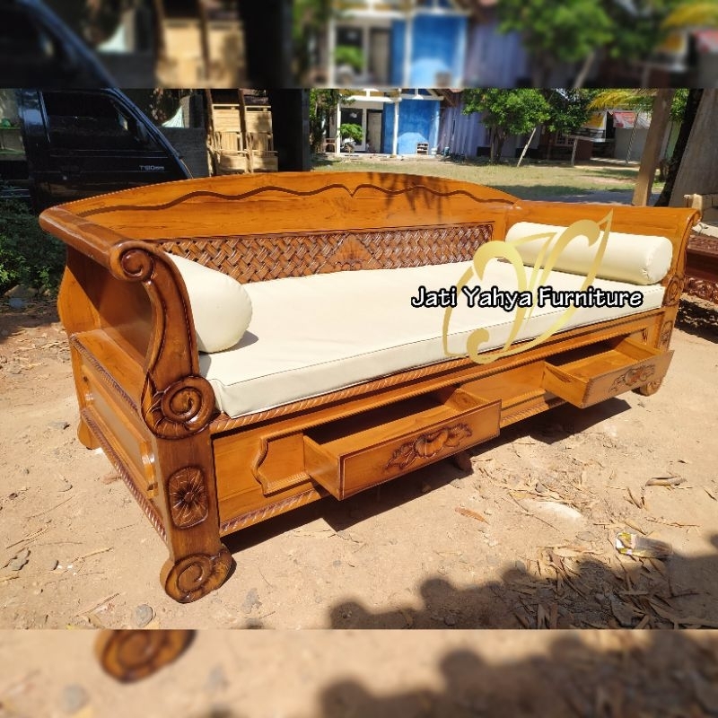 Bale bale bagong kayu jati tua pilihan