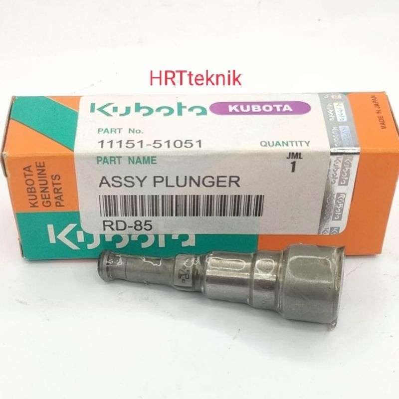 Plunger K154 Kubota Deisel RD85 T / RD85 S