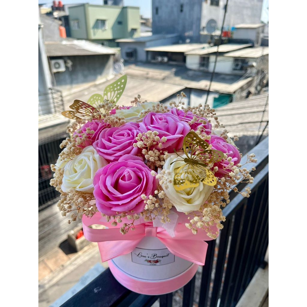 Bloombox soap flower / bunga sabun valentine / bunga sabun annviersary / bunga sabun ulang tahun
