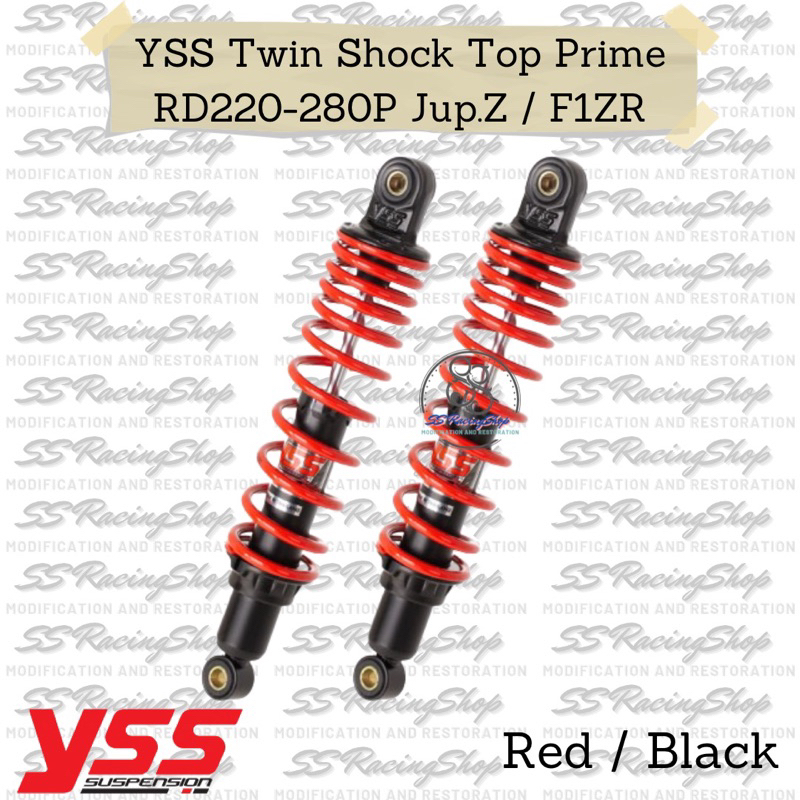 Shock Belakang Top Prime 280mm Jupiter / F1ZR / Vega ZR / Vega R / Jupiter Z1 YSS Suspension