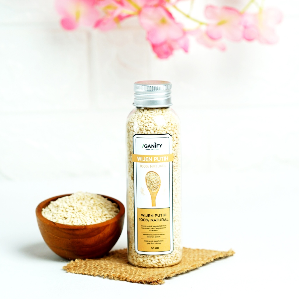 

Organify White Sesame Seed 50gr Wijen Putih