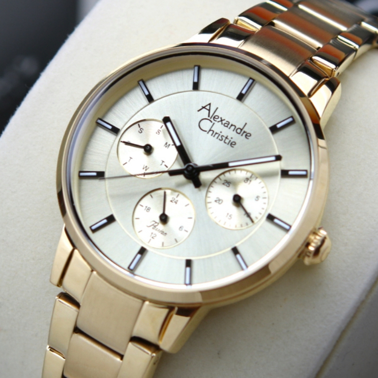 Jam Alexandre Christie Wanita Terbaru 2024 Passion Series AC 2927 Original