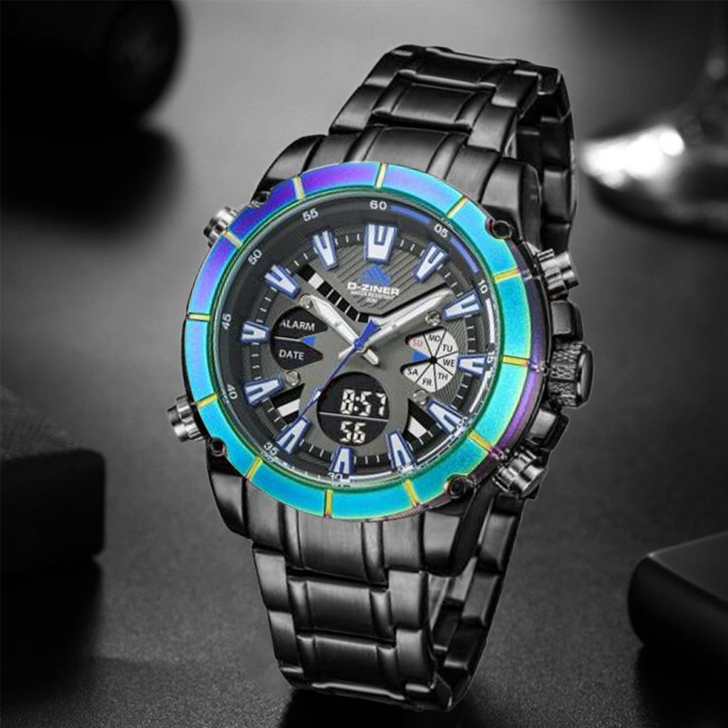 BEST SELLERJAM TANGAN PRIA ORIGINAL - D-ZINER D-8258 WATER RESISTANT