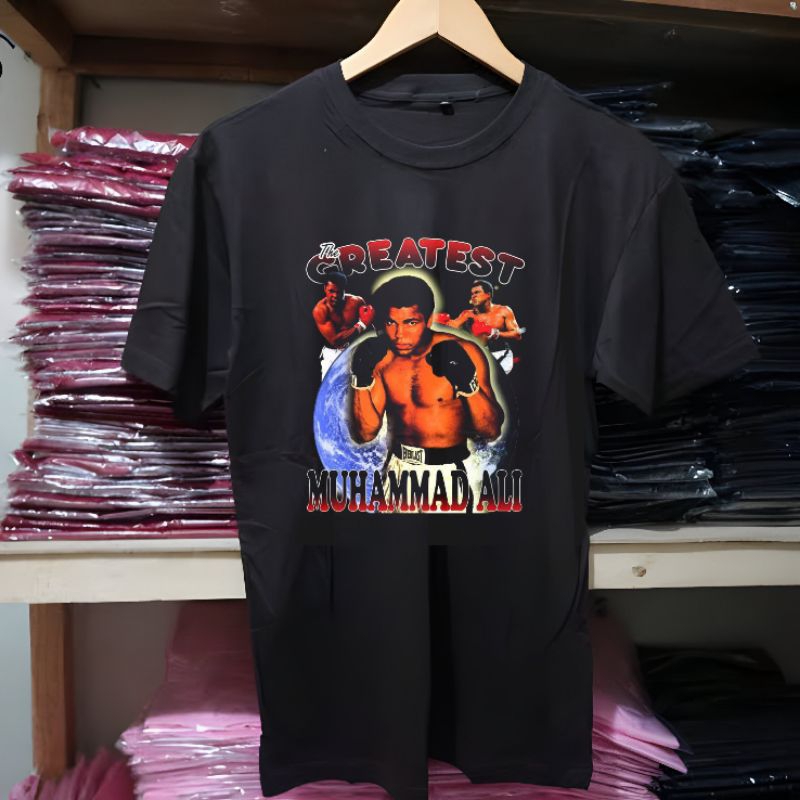 KAOS MUHAMMAD ALI VINTAGE KAOS OVERSIZE