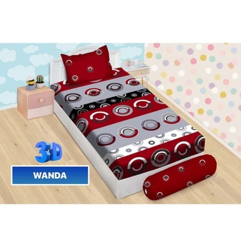 Sprei Bonita 3D uk 120x200 motif wanda