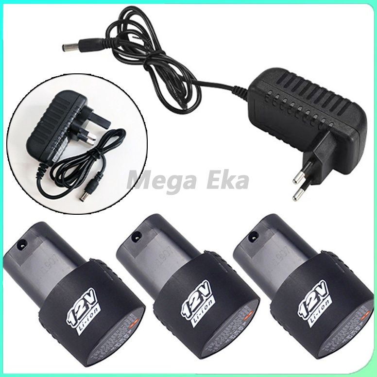 GROSIR MURAH CODBaterai Bor Litium LiIon 12 Volt Baterai Bor Electric Cordless Rechargeable Baterai 