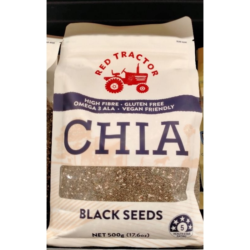 

CHIA BLACK SEEDS RED TRACTOR