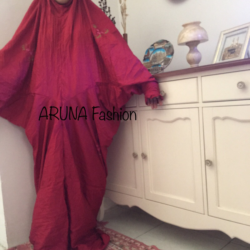 Mukena Terusan Parasut Loufie