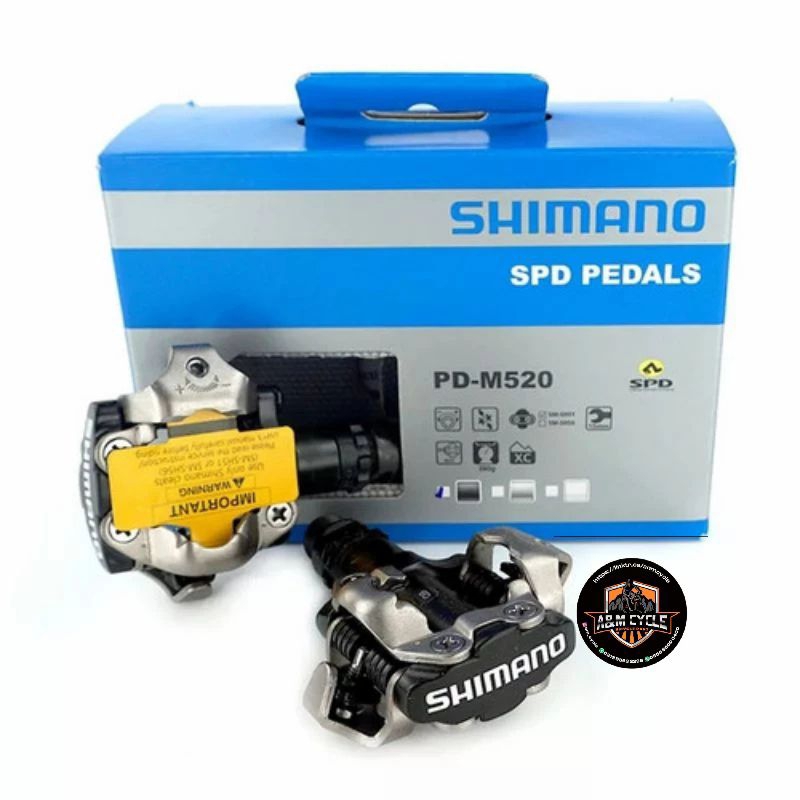 Pedal cleat mtb Shimano M520 include cleat SH51 pedal mtb pedal m520