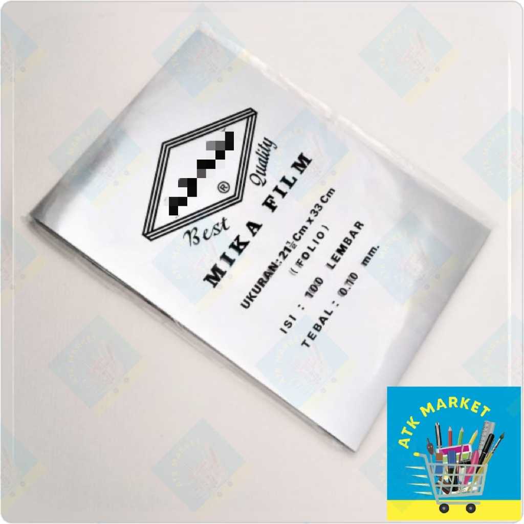 

(PACK) Mika Film/ Plastik Mika Film/ Mika Jilid A4 dan F4 (merk tergantung ketersediaan toko)